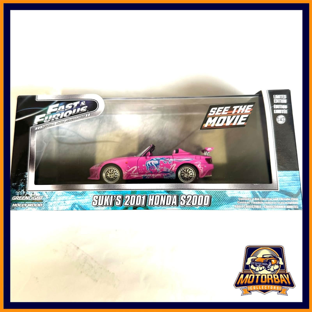 Greenlight 1/43 Honda s2000 Suki fast and furious
