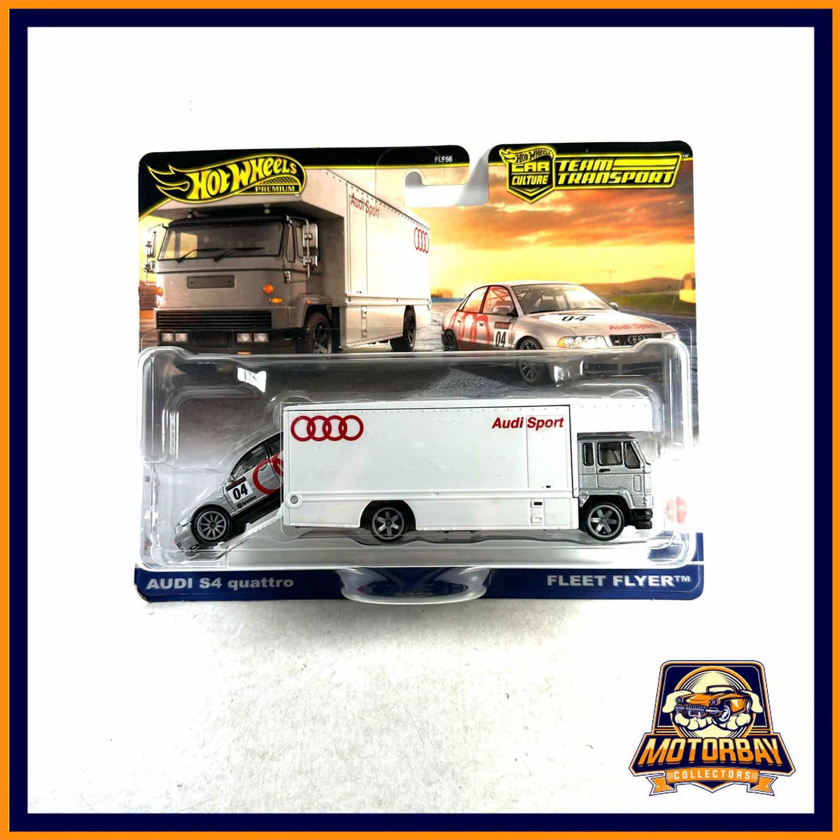 Hot wheels car culture team transport 1/64 Audi s4 Quattro