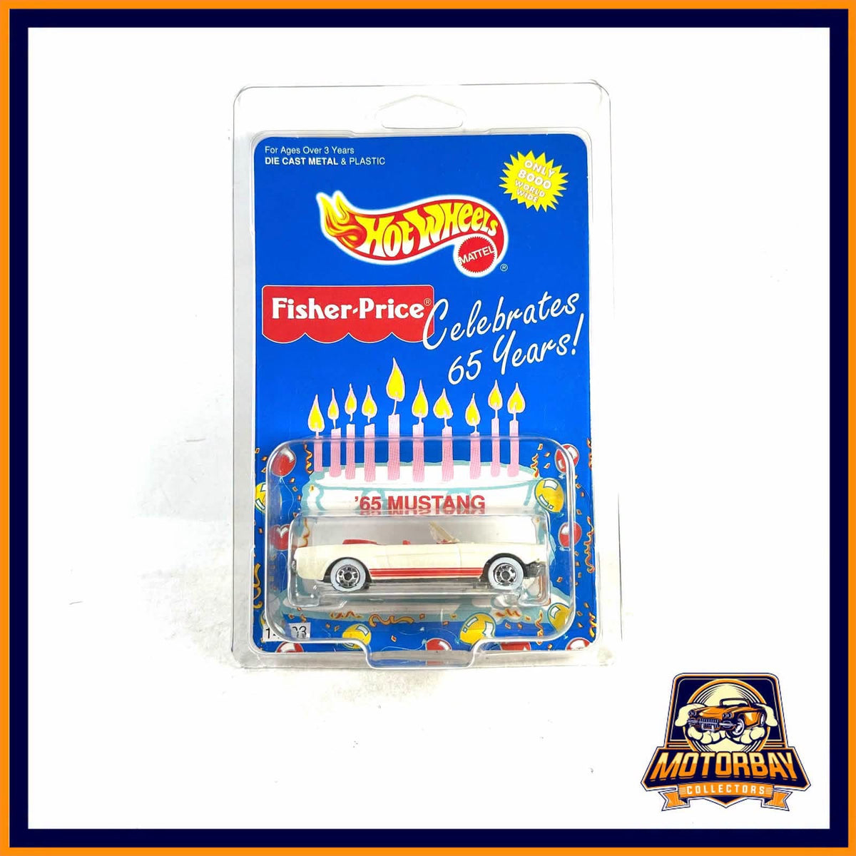 Hot wheels edición especial 1/64 fisher price ford mustang 65
