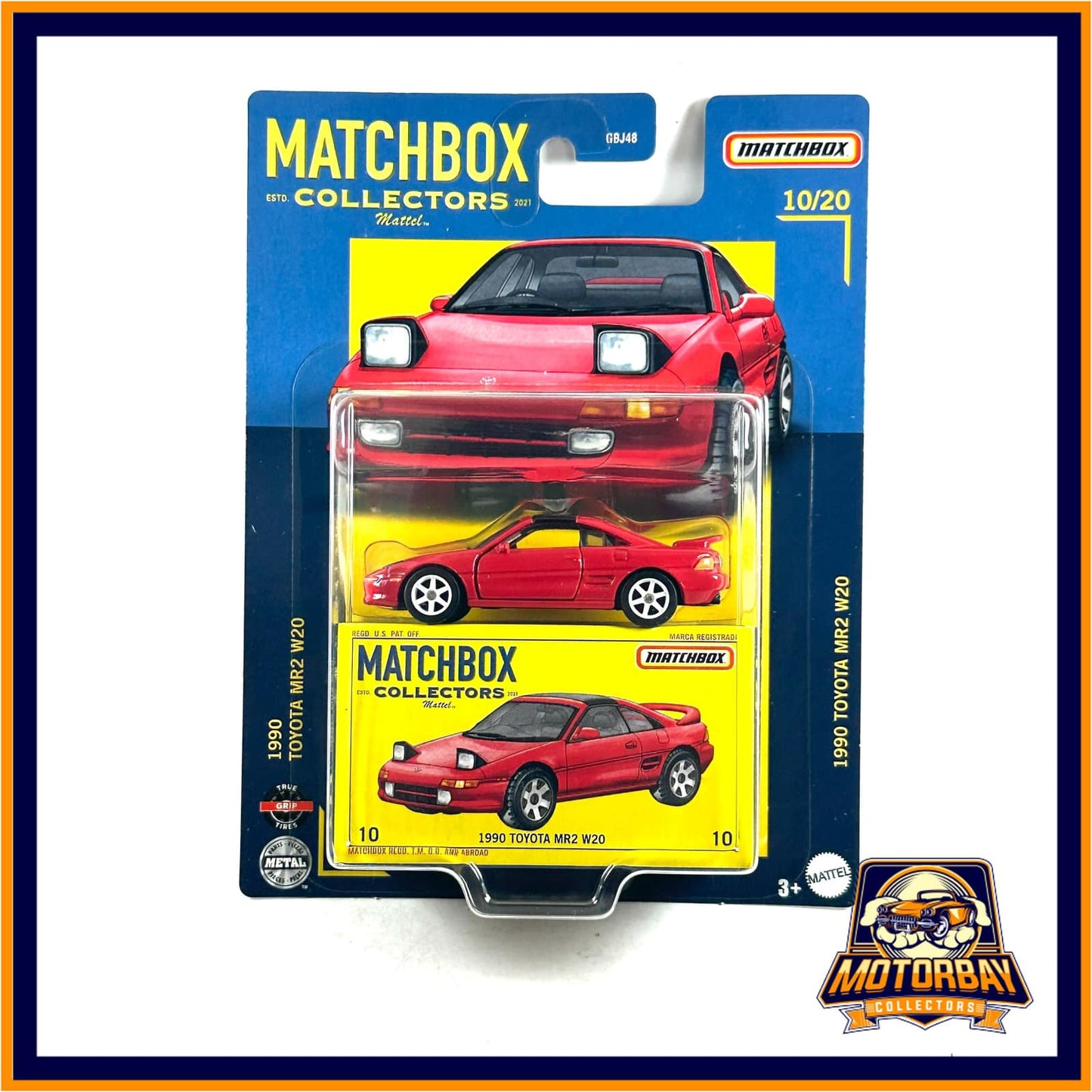 Matchbox 1/64 1990 Toyota MR2