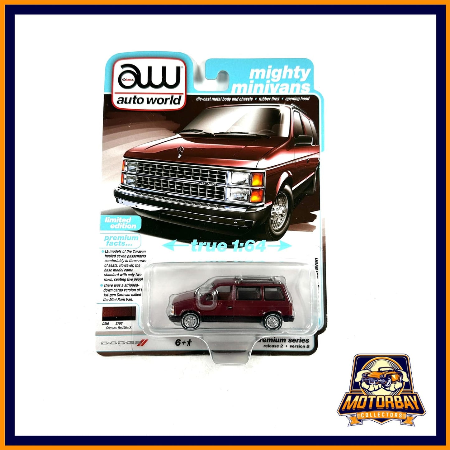 Auto World 1/64 1985 Dodge Caravana
