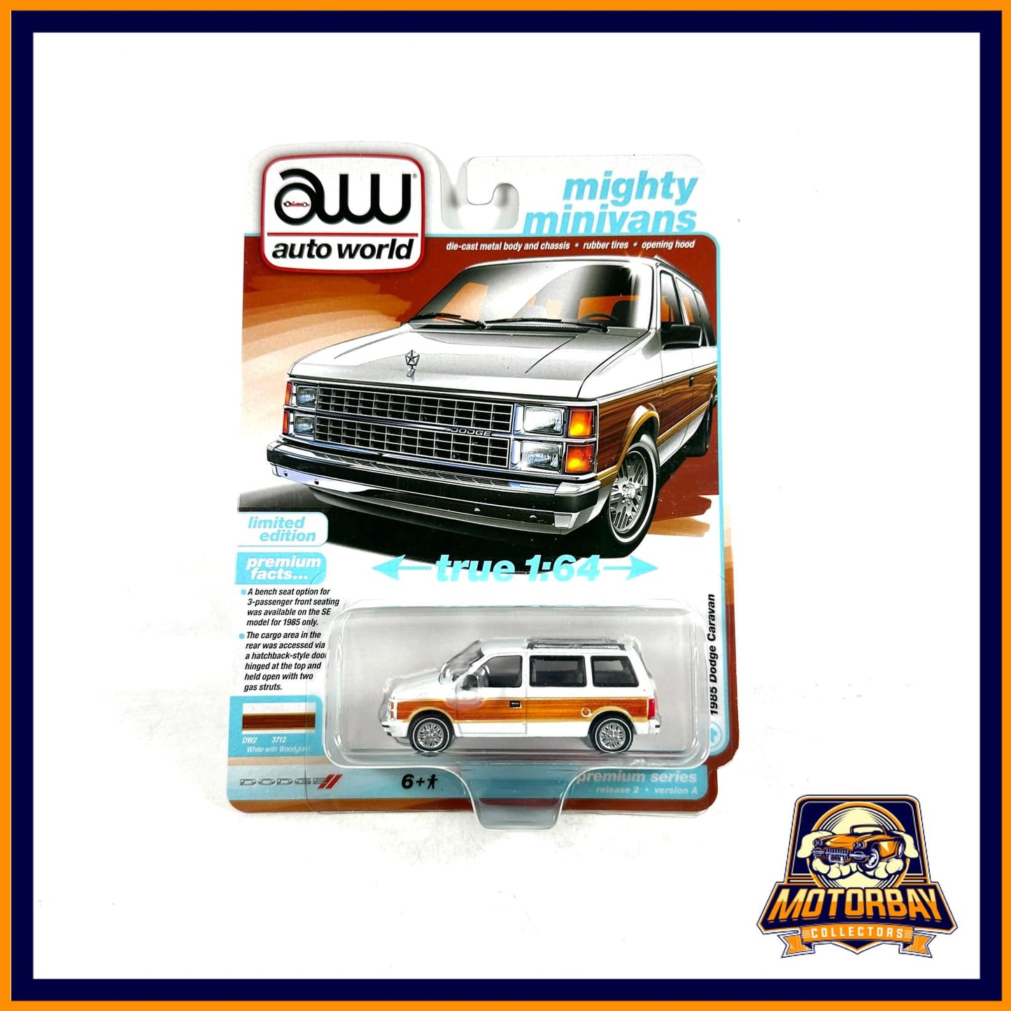 Auto World 1/64 1985 Dodge Caravana