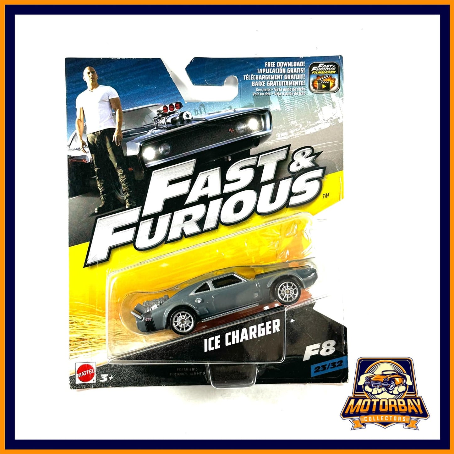 Mattel 1/64 Rapidos y Furiosos Ice Charger