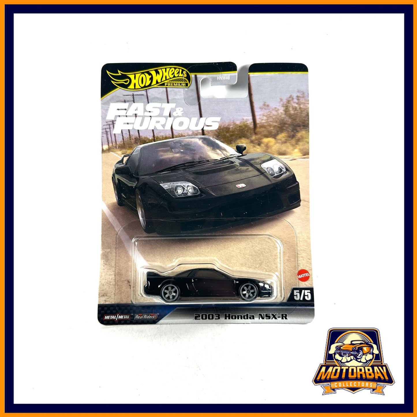 Hot Wheels 1/64 Rapidos y Furiosos 2003 Honda NSX-R