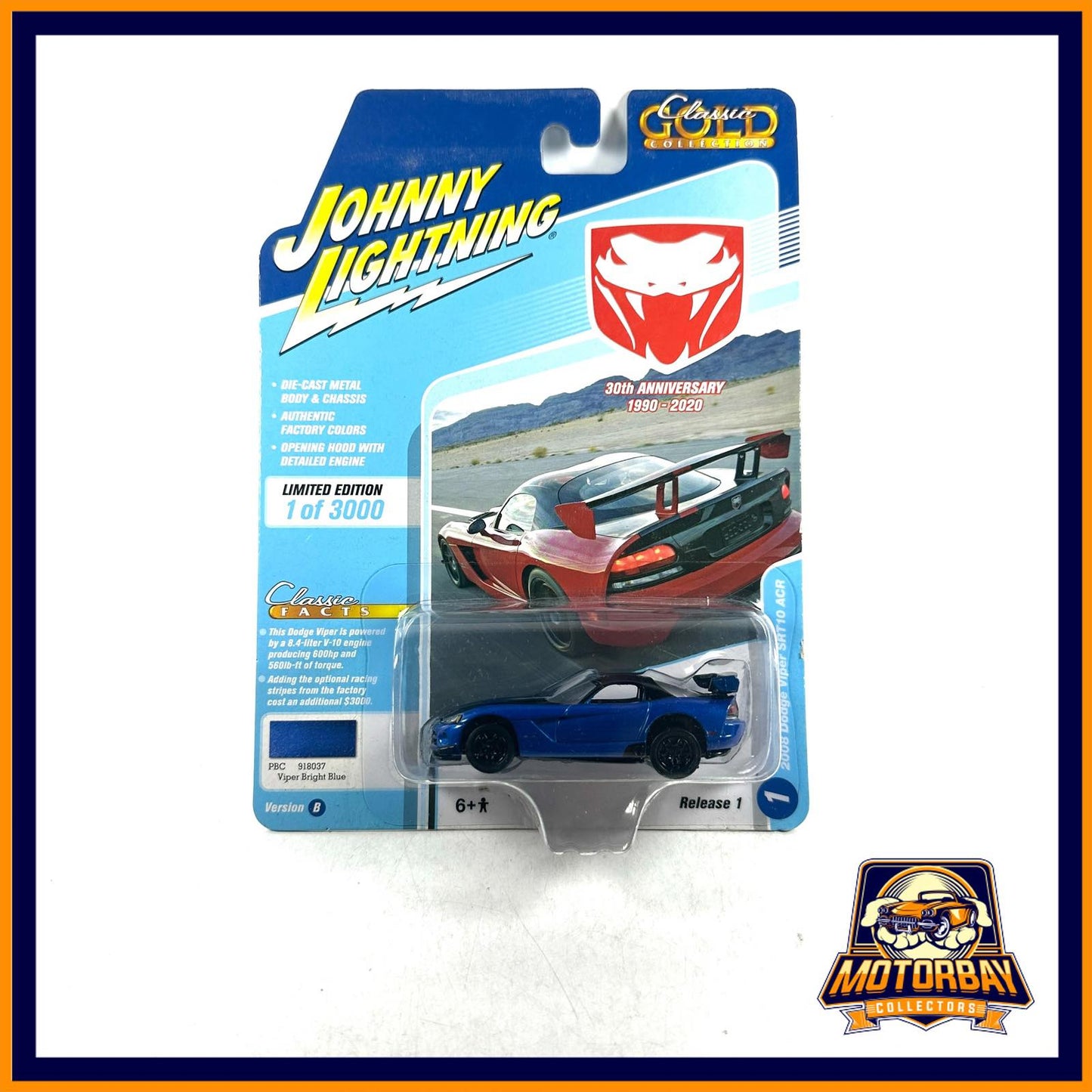 Johnny Lightning 1/642008 Dodge Viper SRT10