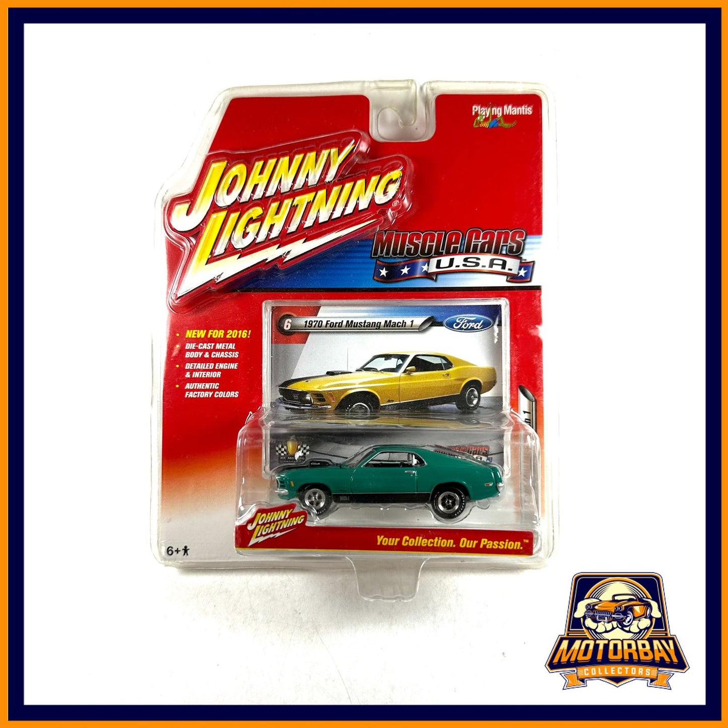 Johnny Lightning 1/64 1970 Ford Mustang Mach 1