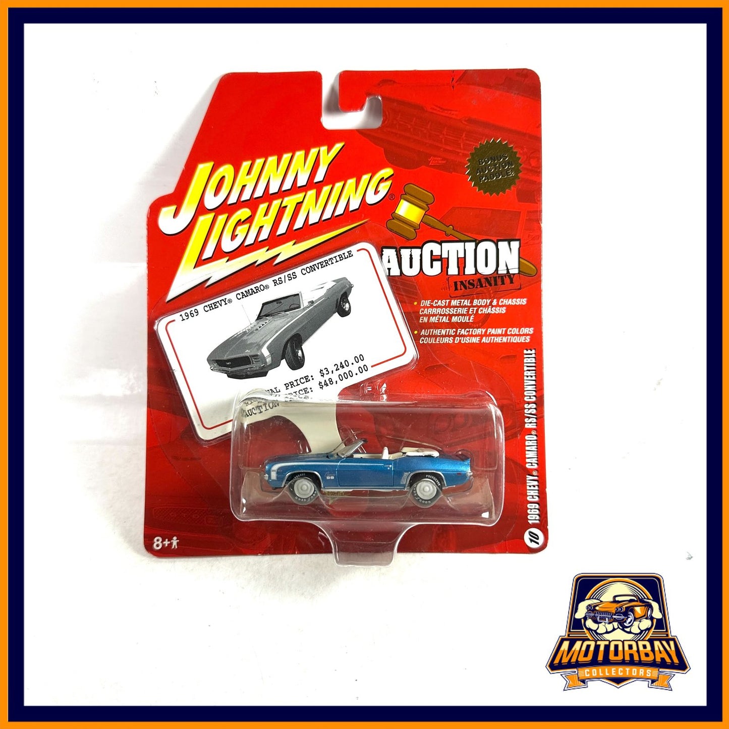 Johnny Lightning 1/64 1969 Chevy Camaro