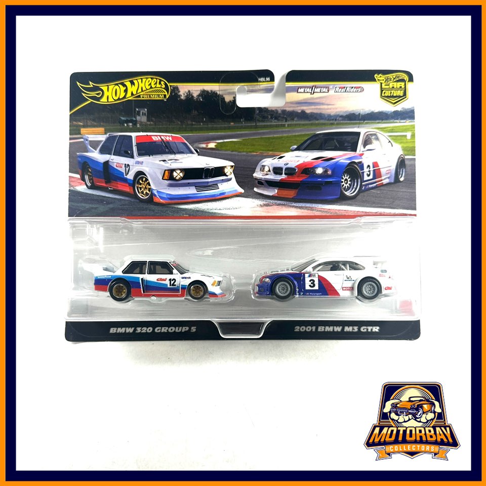 Hot Wheels 1/64 Duopack BMW 320 Group 5 & 2001 BMW M3 GTR
