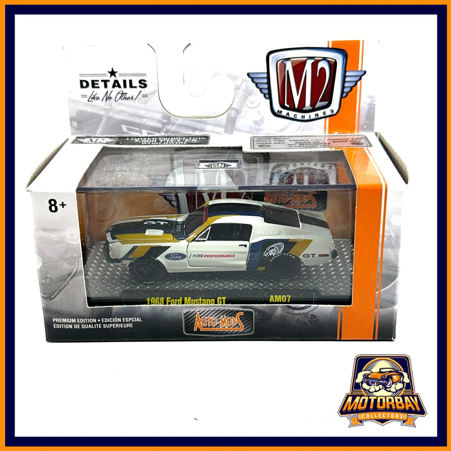 M2 1/64 1968 Ford Mustang