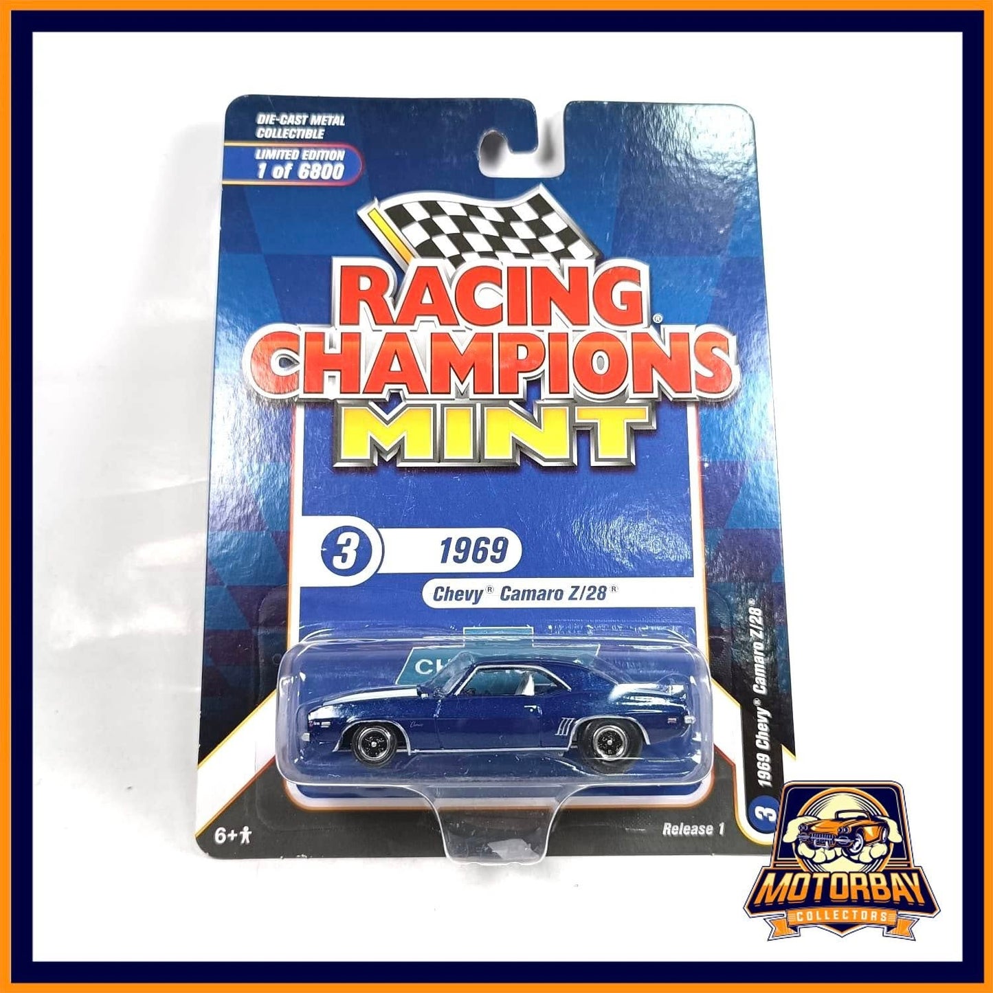 Racing Champions 1/64 1969 Chevy Camaro