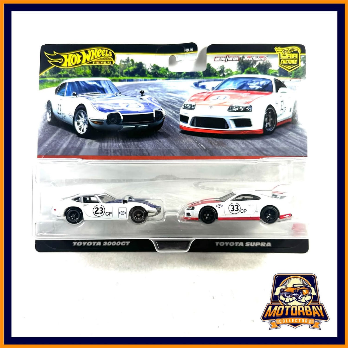 Hot Wheels car culture premium 1/64 2 pack Toyota supra / 2000gt
