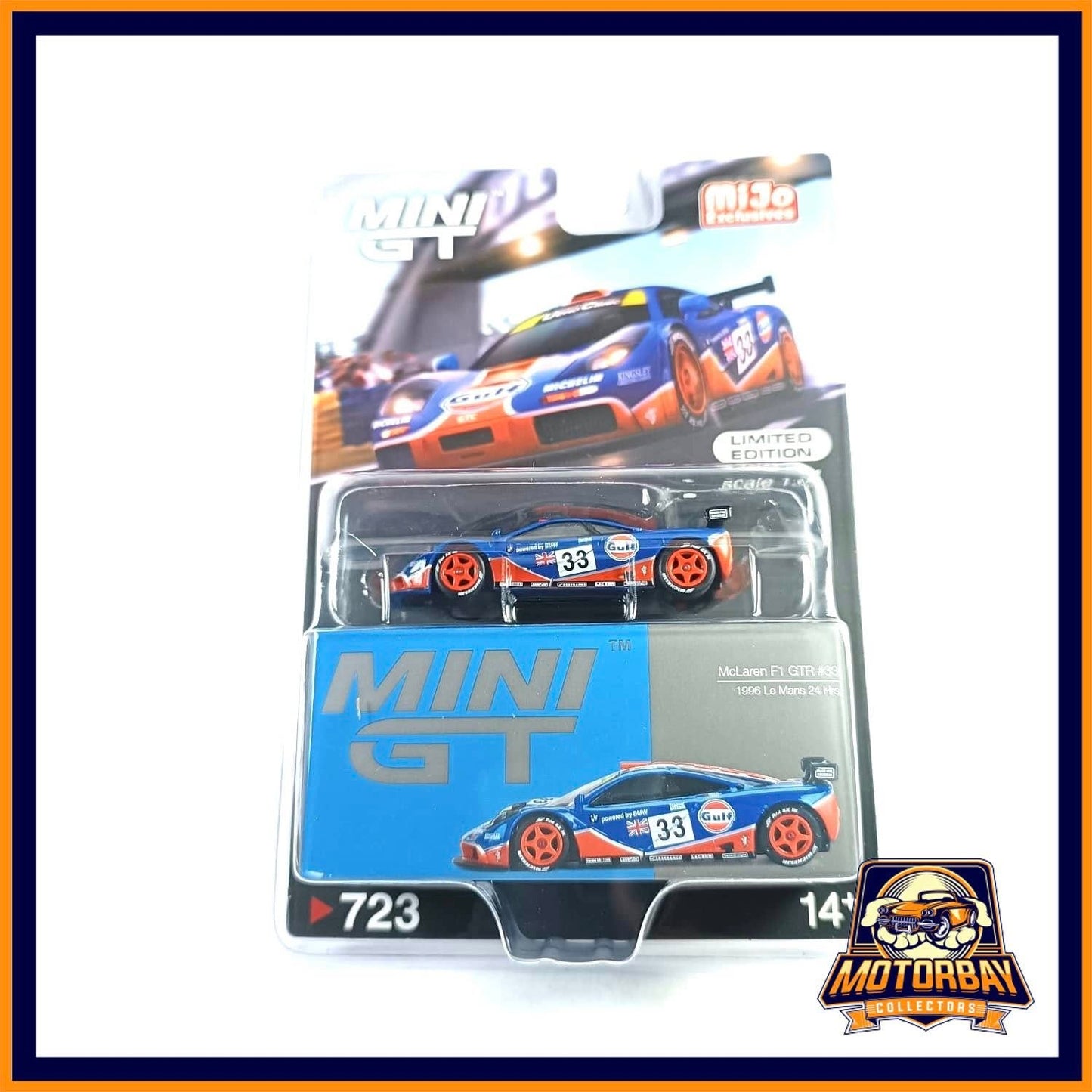 Mini GT 1/64 Gulf McLaren F1 GTR #33