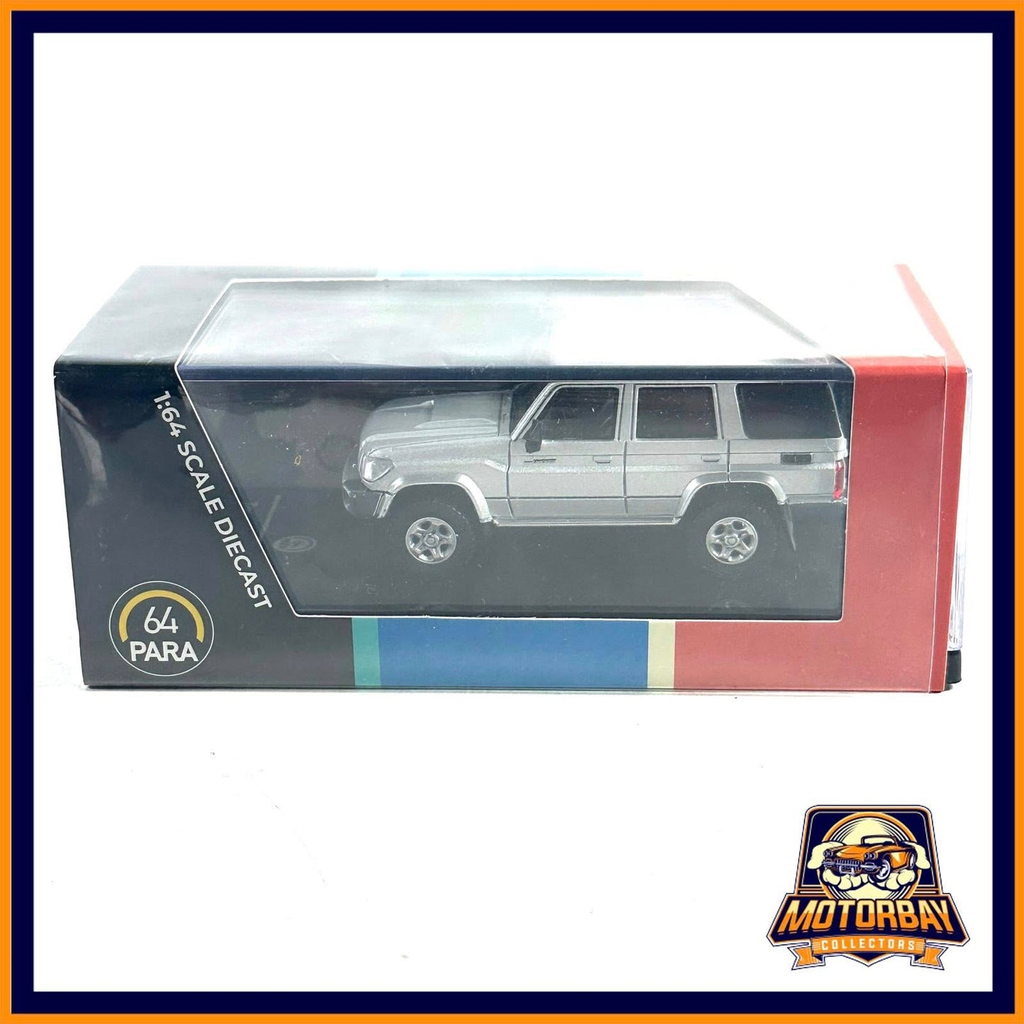 Para 64 1/64 Toyota Land Cruiser 76 Silver