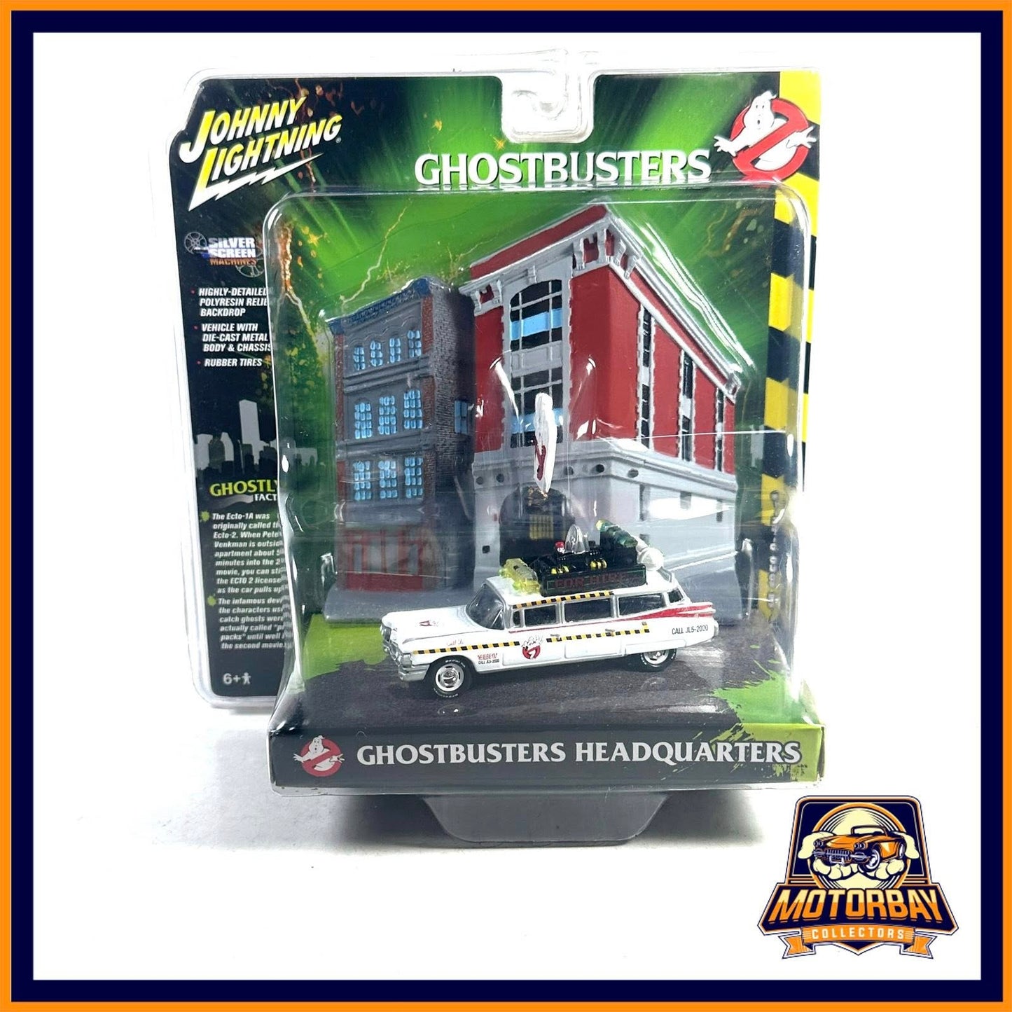 Johnny Lightning 1/64 Diorama Ghostbusters Headquarters