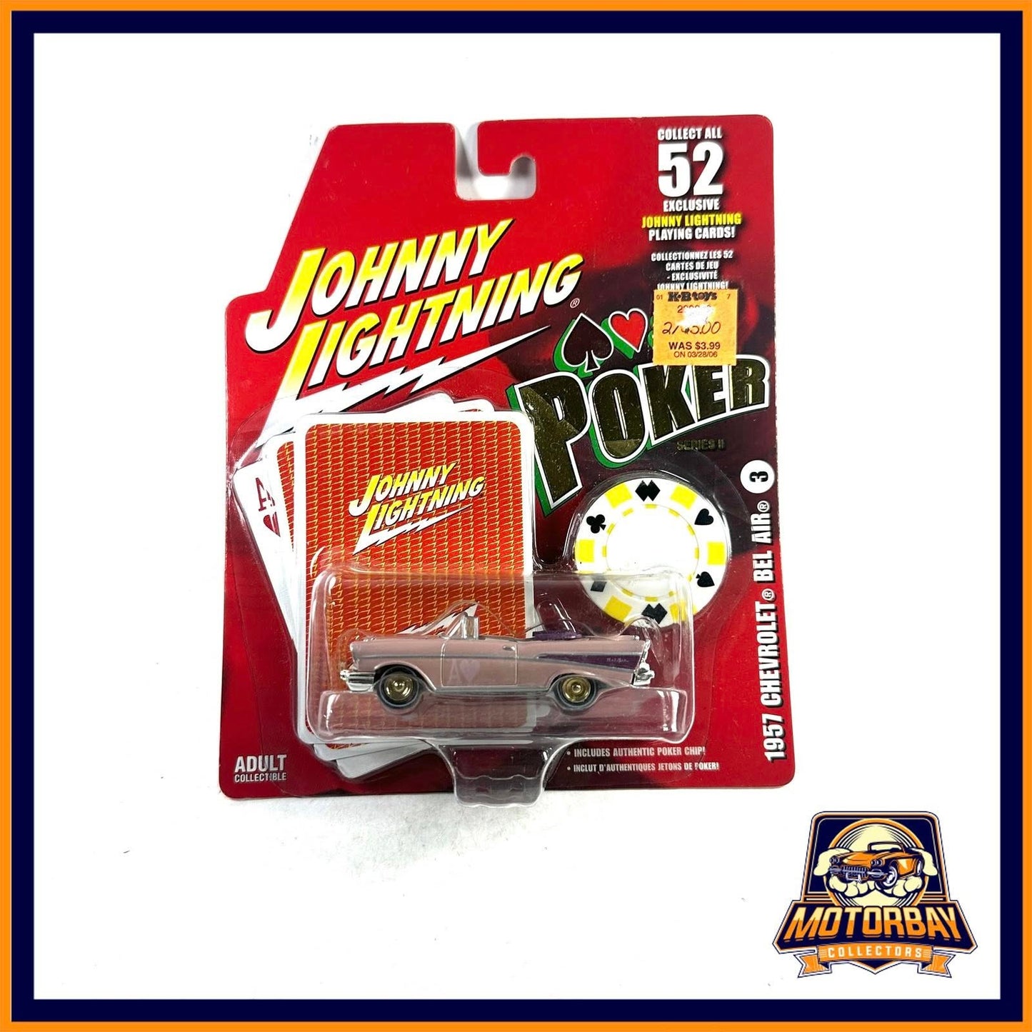 Johnny Lightning 1/64 1957 Chevrolet Bel Air