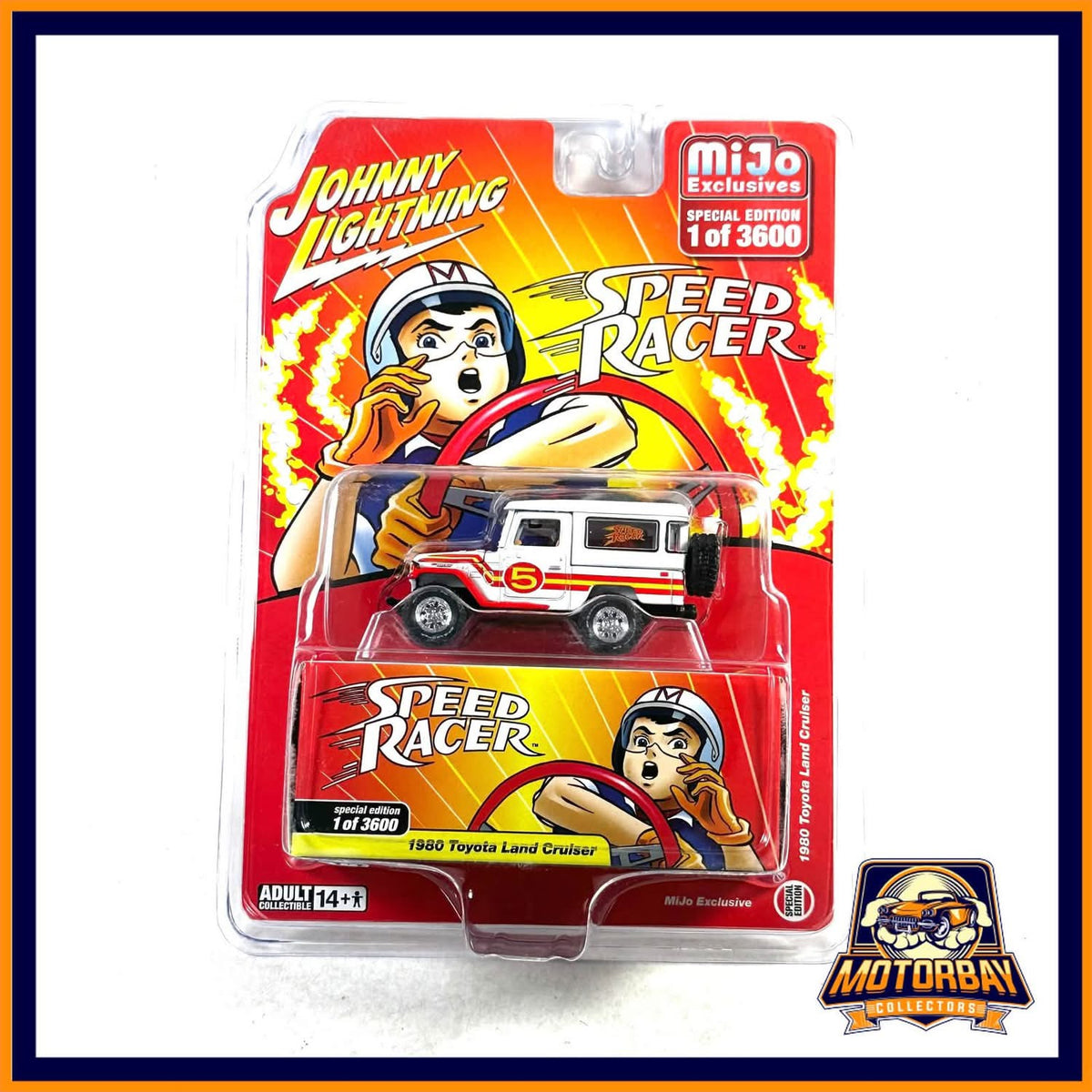 Johnny Lightning 1/64 speed racer Toyota land cruiser