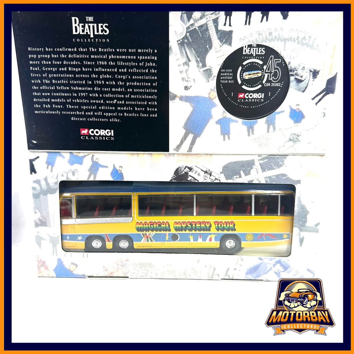 Corgi 1/43 the Beatles collection yellow submarine bus