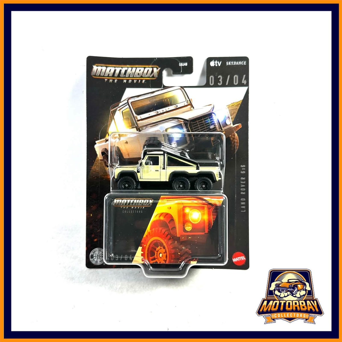Matchbox collectors 1/64 Land Rover 6x6 the movie
