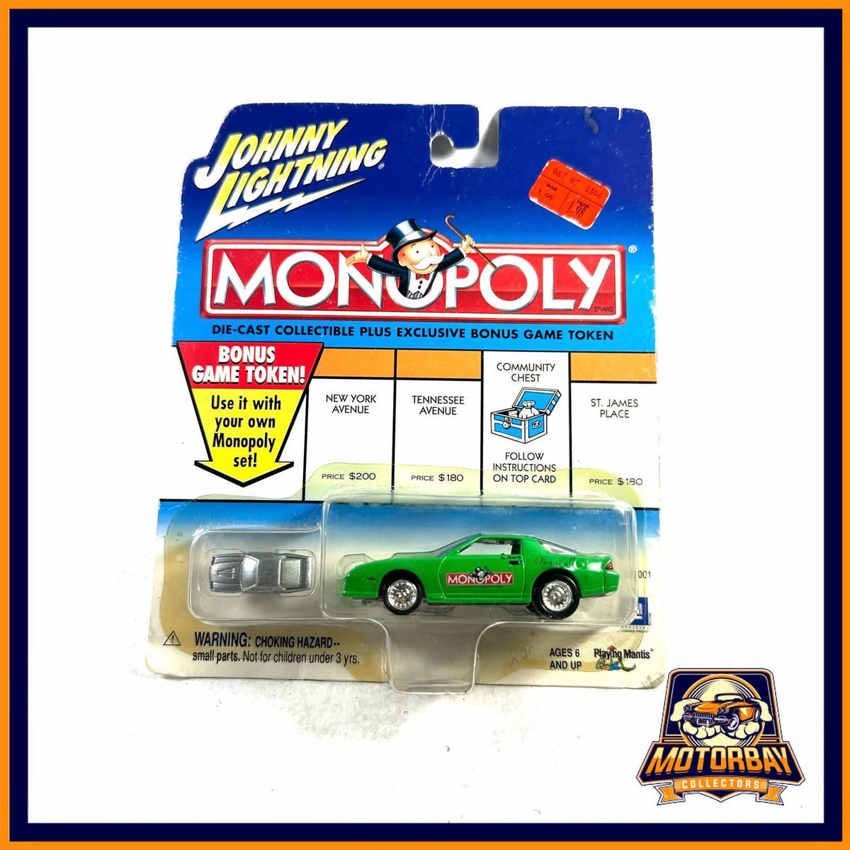 Johnny Lightning 1/64 Chevy Camaro monopoly