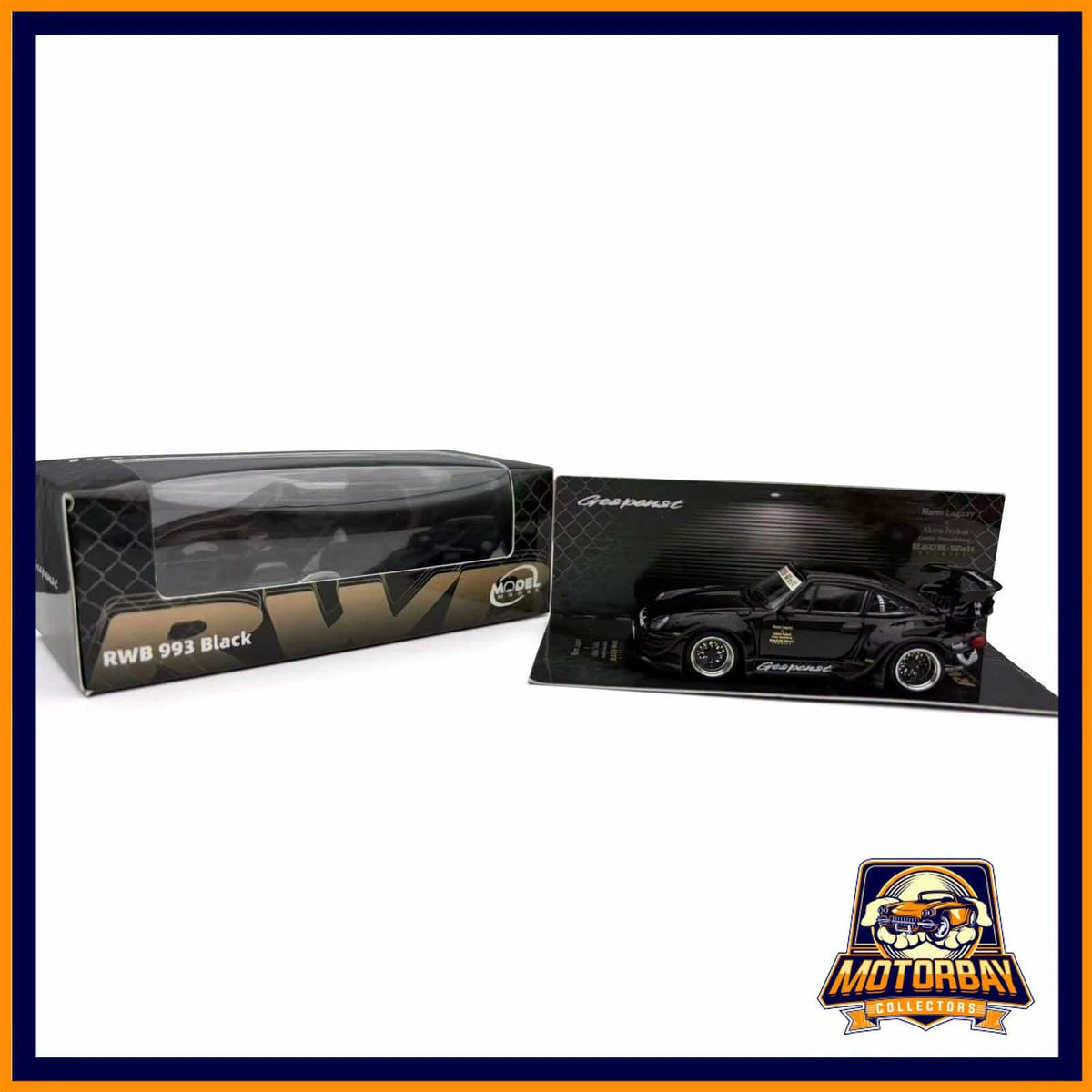 Diecast model Car 1/64 Porsche RWB 993 “gespenst”