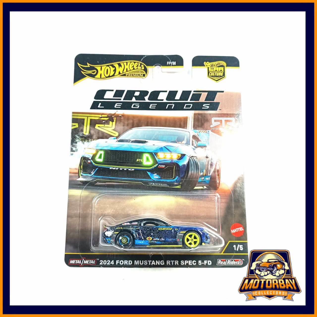 Hot Wheels 1/64 2024 Ford Mustang RTR Spec 5-FD