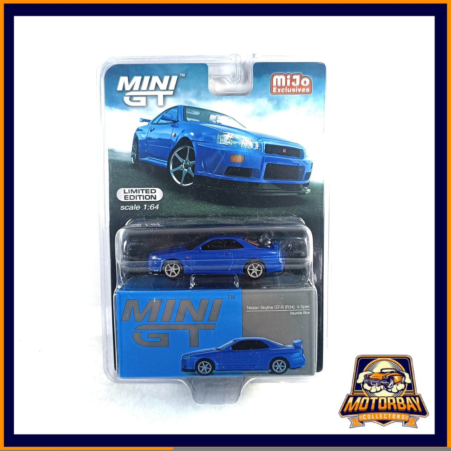 Mini GT 1/64 Nissan Skyline GT-R (R34) V-Spec