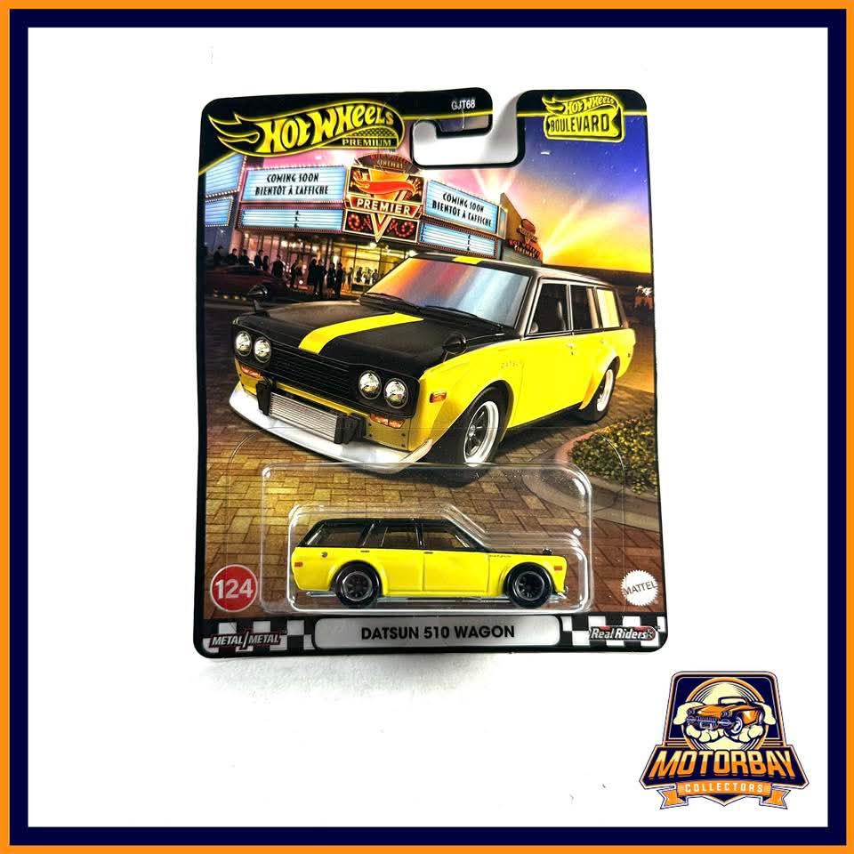 Hot Wheels 1/64 Premium Datsun 510 wagon