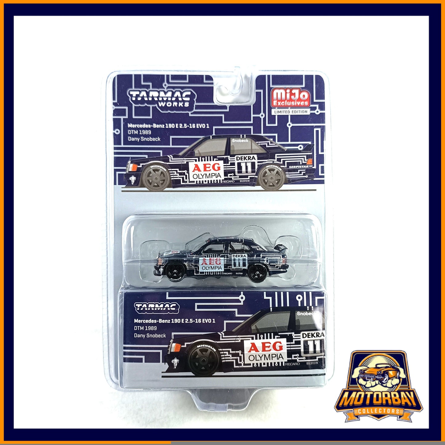 Tarmac Works 1/64 Mercedes-benz 190 E 2.5-16 EVO 1 DTM 1989