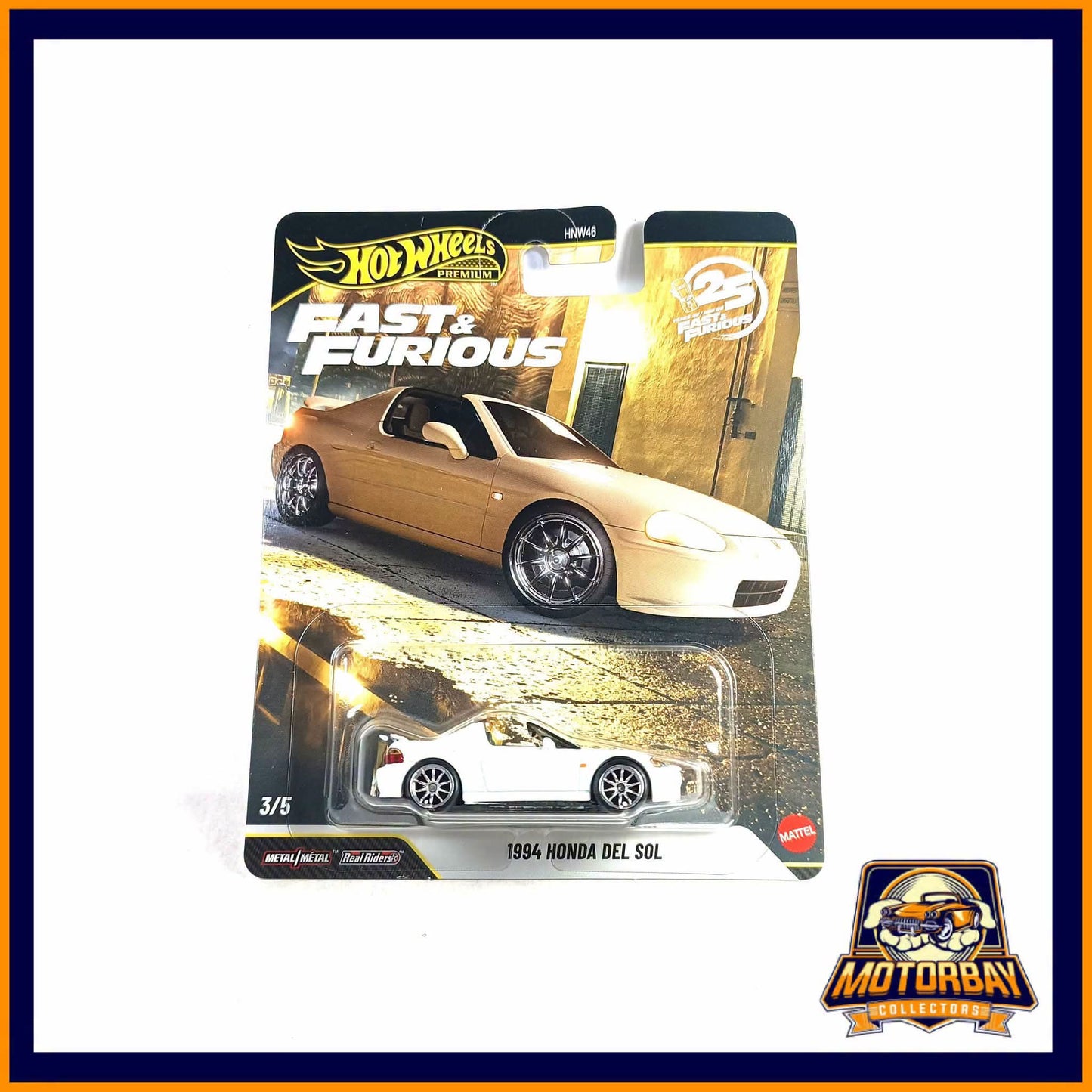 Hot Wheels 1/64 1994 Honda Del Sol