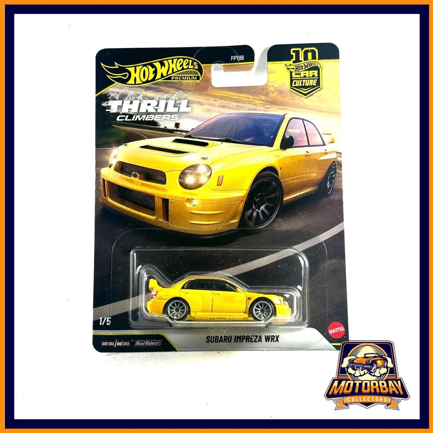 Hot Wheels 1/64 Subaru Impreza WRX