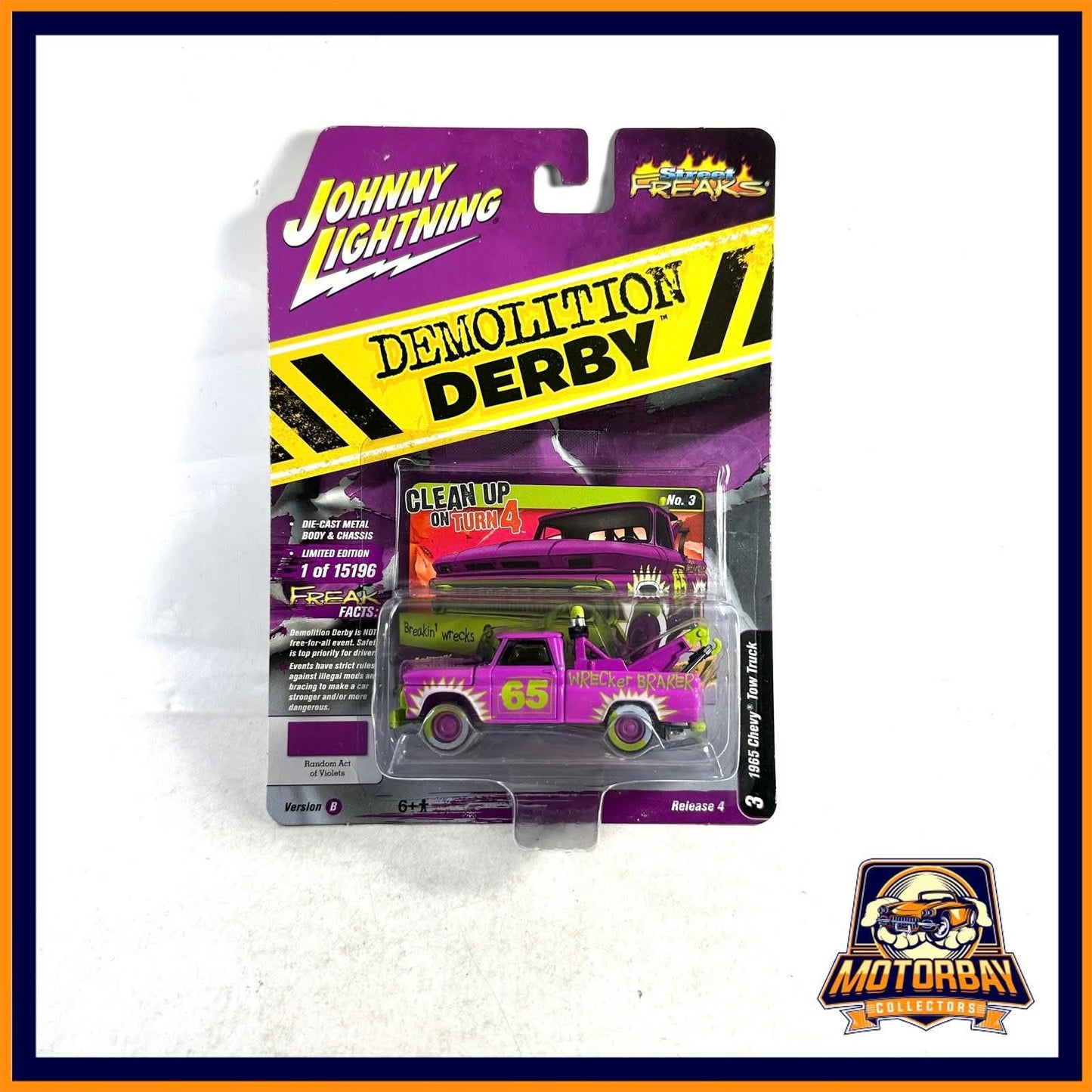 Johnny Lightning 1/64 1965 Chevy Tow Truck