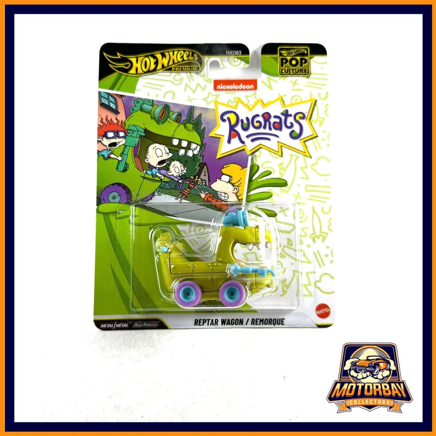 Hot Wheels 1/64 Reptar Wagon / Remorque Rugrats