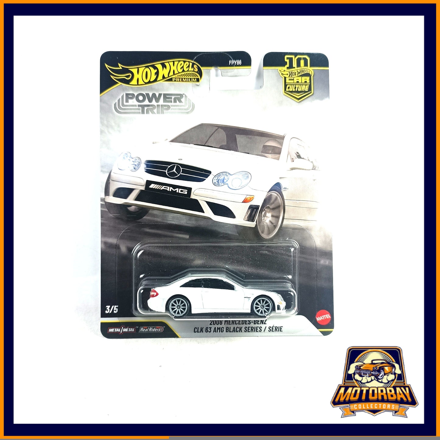 Hot Wheels 1/64 2008 Mercedes-benz CLK 63 AMG Black Series