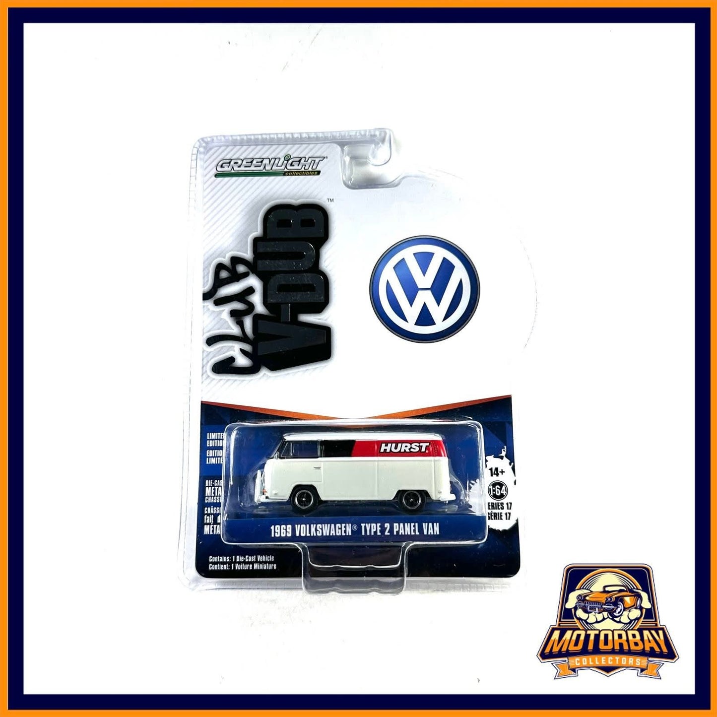 Greenlight 1/64 1969 Volkswagen Type 2 Panel Van