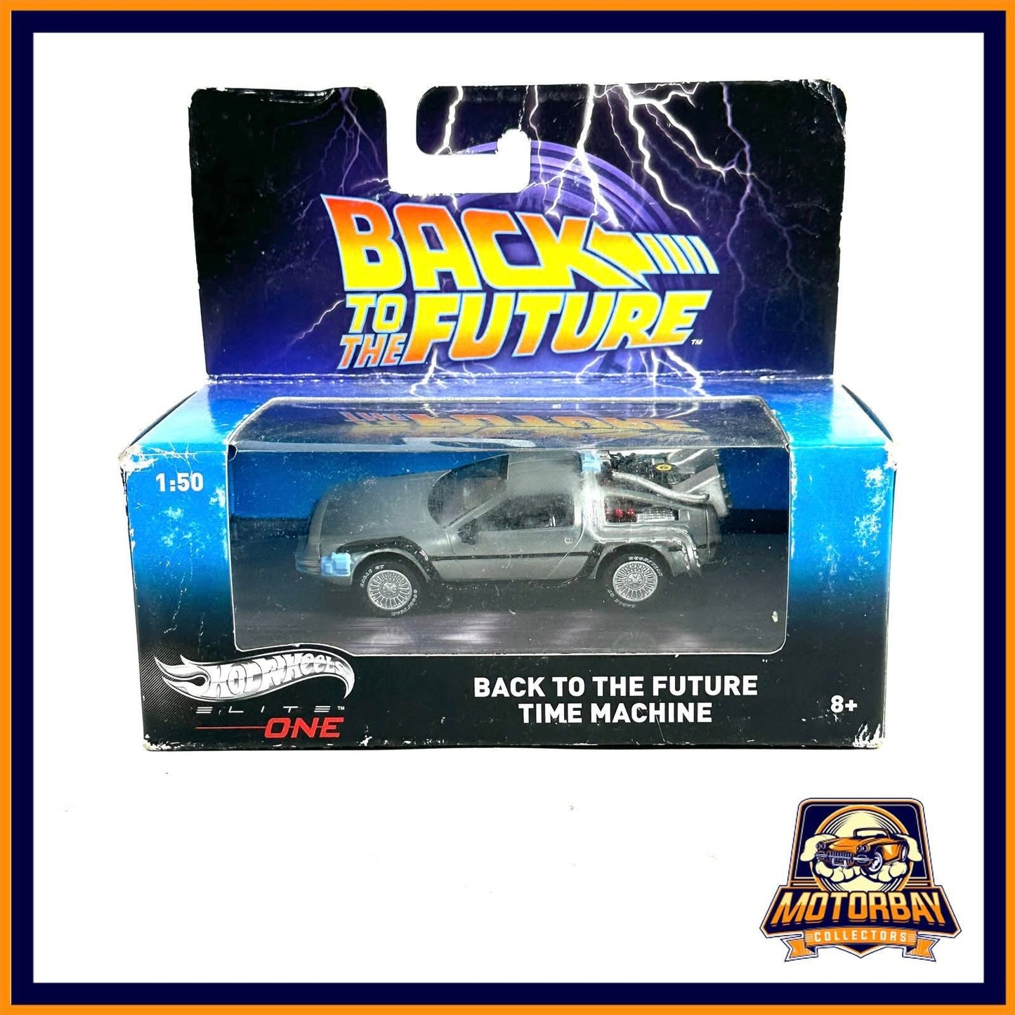 Hot Wheels 1/64 Back To The Future Time Machine Edición Elite