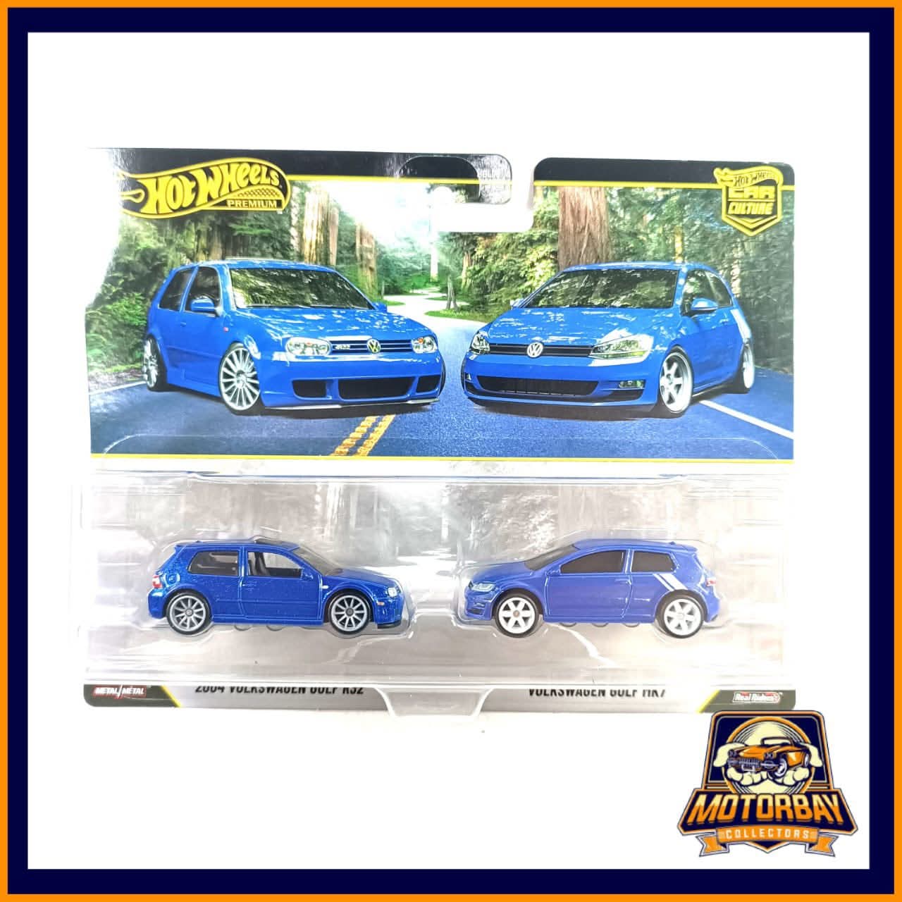Hot Wheels 1/64 Set 2004 Volkswagen Golf R32 & Volkswagen Golf MK7