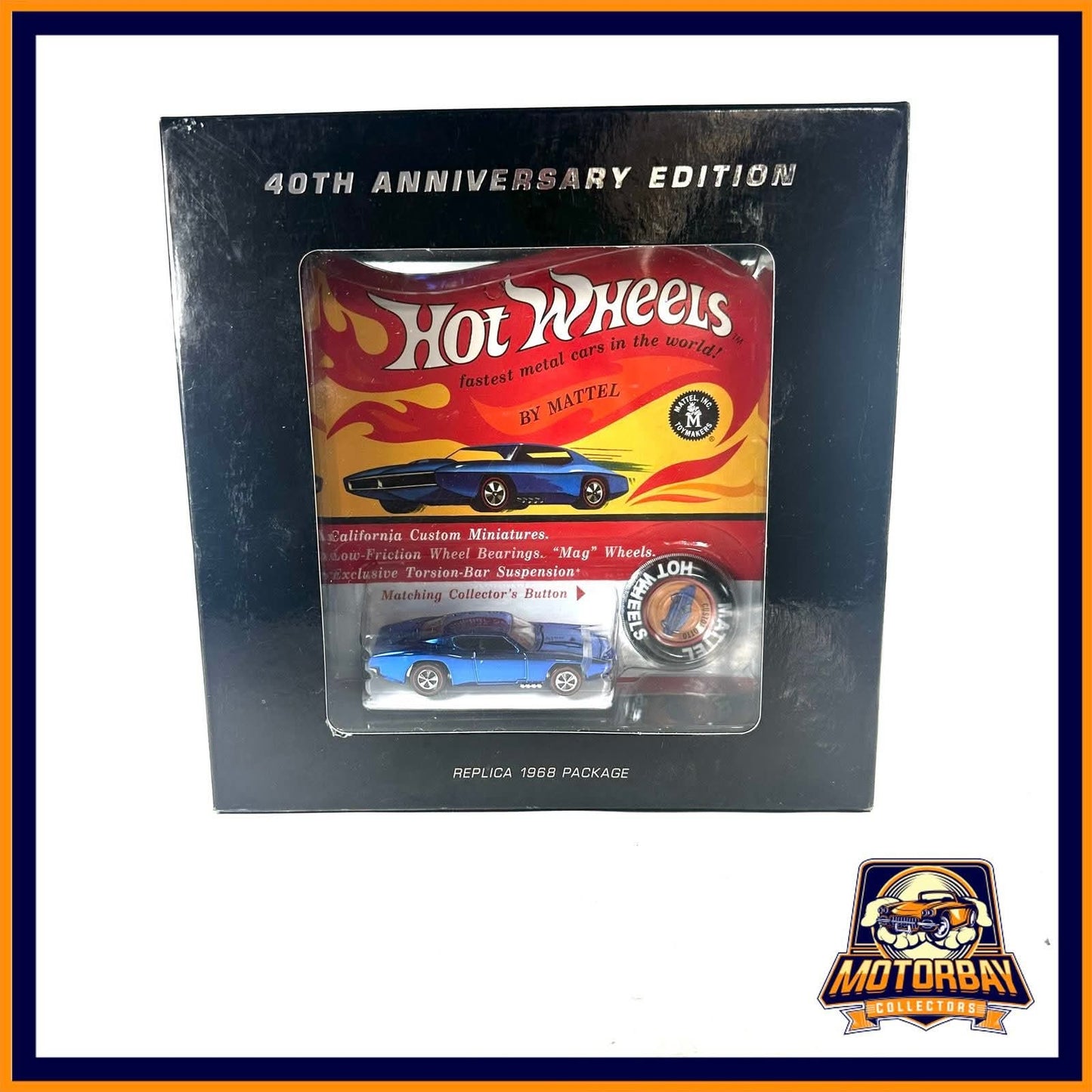 Hot Wheels 1/64 Edición RLC Replica de los sweet 16 1968 Package