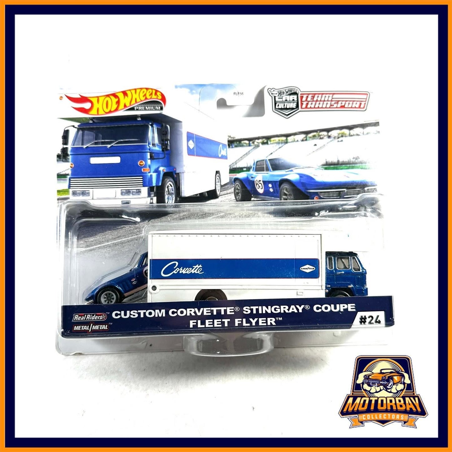 Hot Wheels 1/64 Custom Corvette Stingray Coupe Fleet Flyer