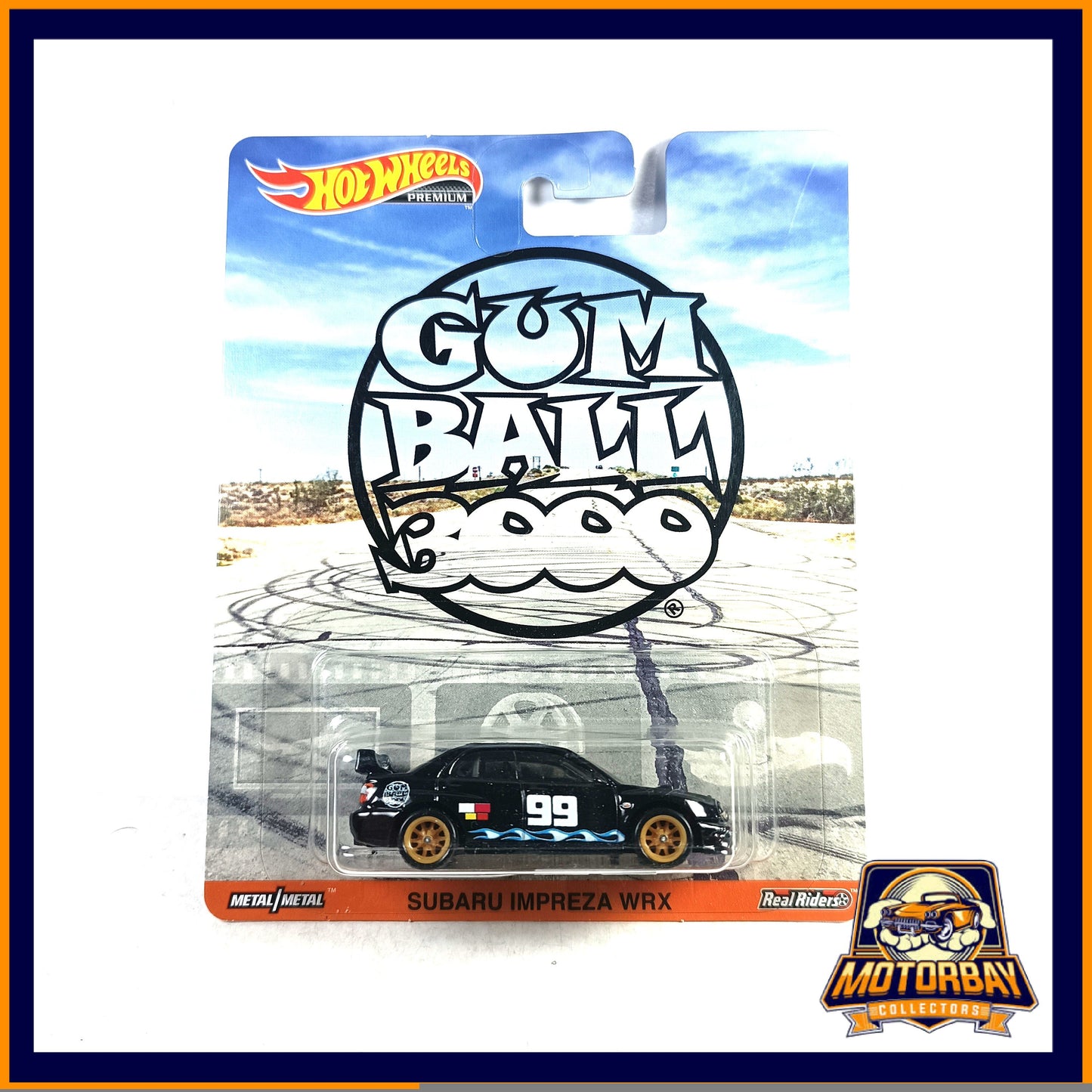 Hot Wheels 1/64 GumBallBooo Subaru Impreza WRX