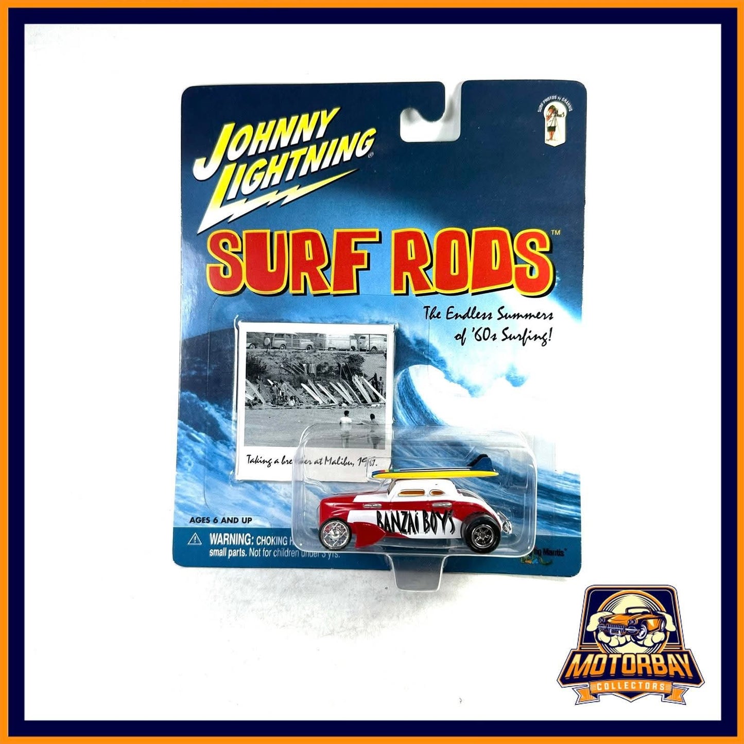 Johnny Lightning 1/64 Surf Rods Banzai Boys