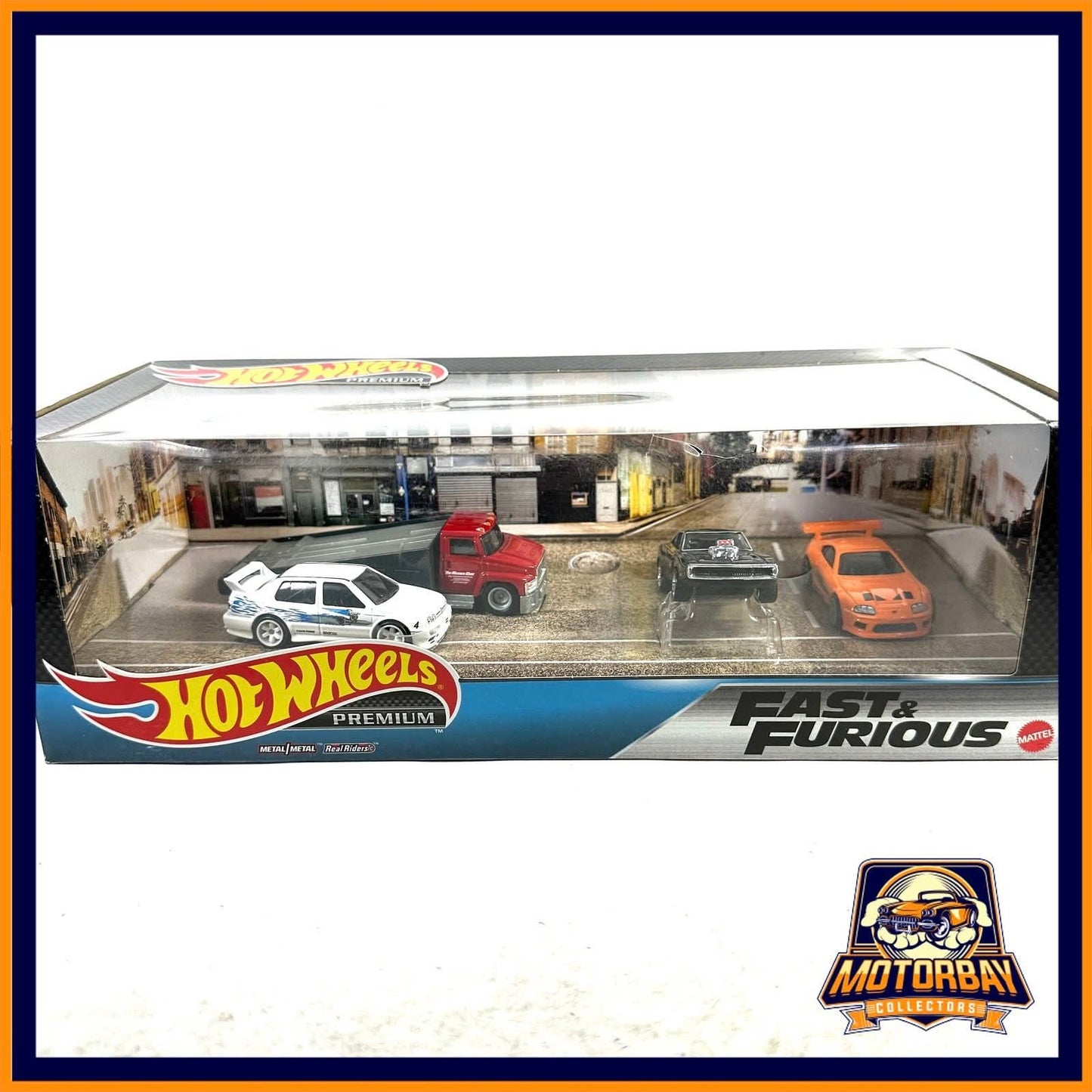 Hot Wheels 1/64 Set Rápidos y furiosos Tiene detalle de acetato roto