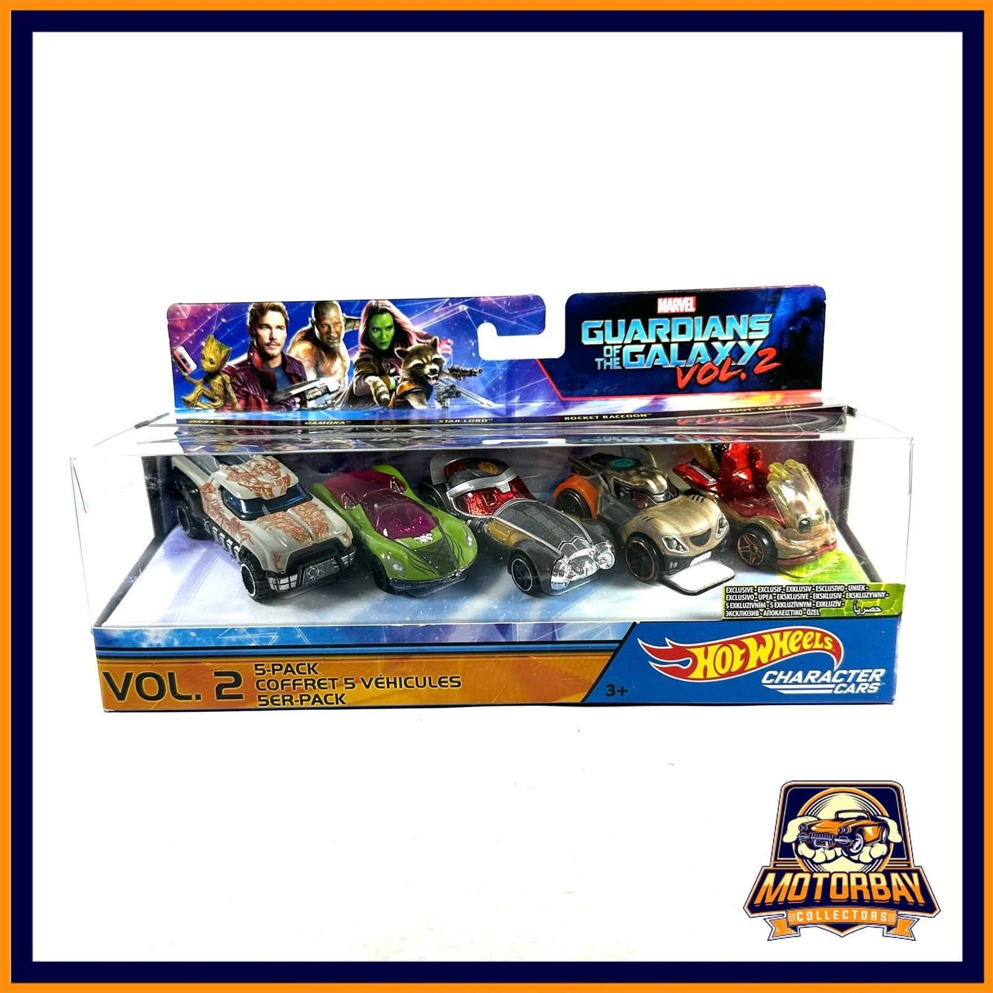 Hot Wheels 1/64 Set Guardianes de la Galaxia Vol. 2