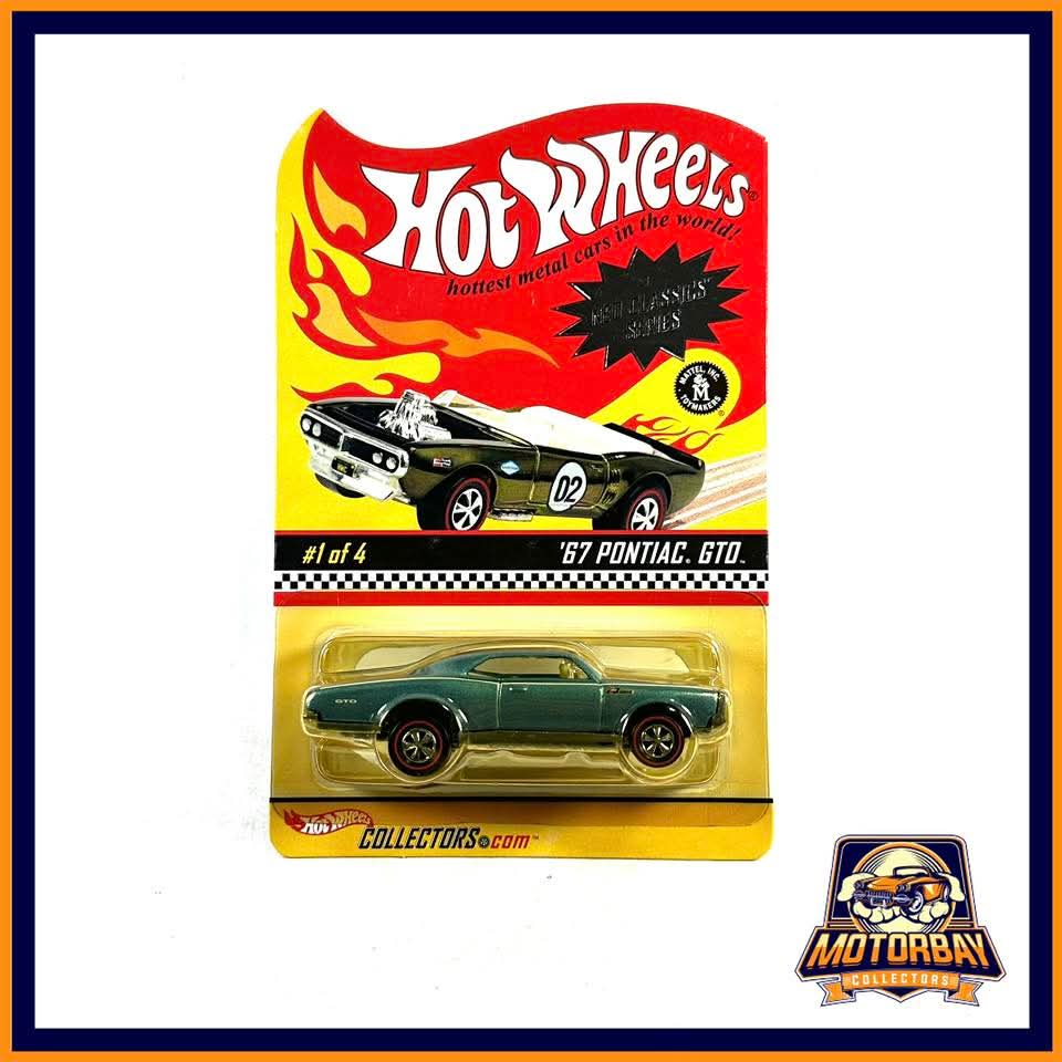 Hot Wheels 1/64 Burbuja Amarilla 2070#12500 67 Pontiac GTO