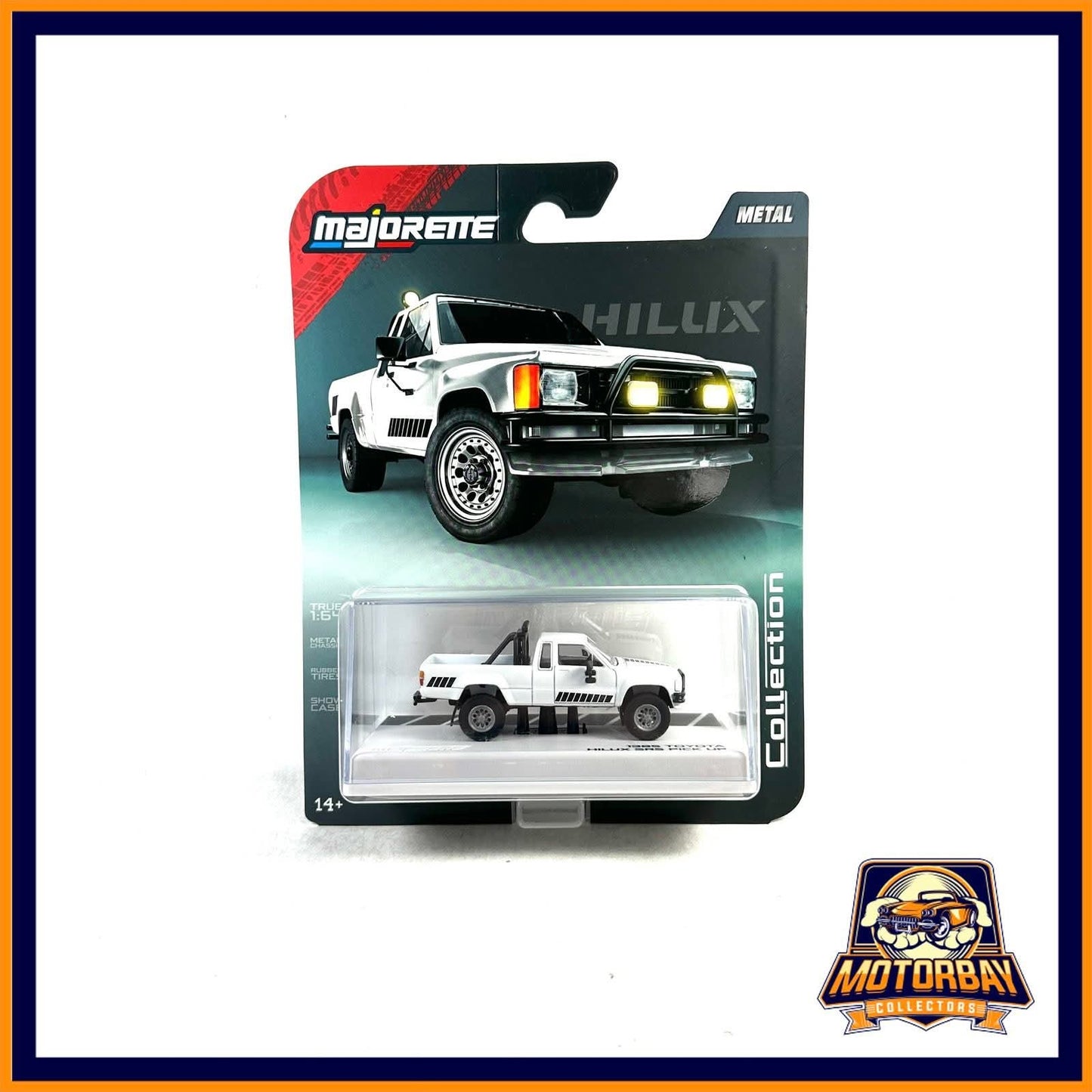 Majorette 1/64 1985 Toyota Hilux SR5 Pick Up