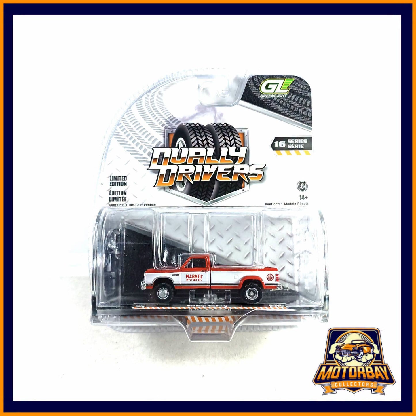Greenlight 1/64 1989 Dodge Ram Dually