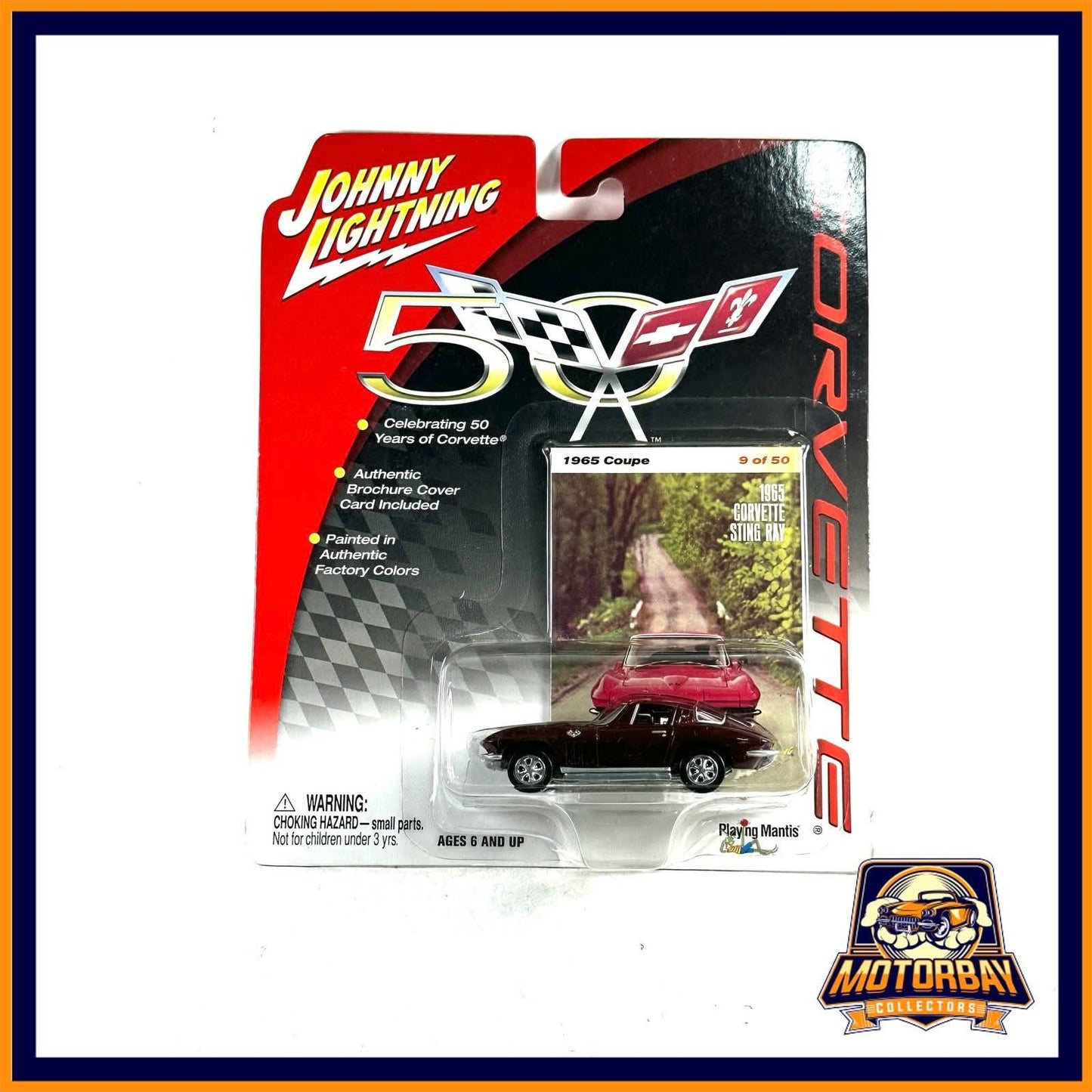 Johnny Lightning 1/64 1965 Corvette Sting Ray
