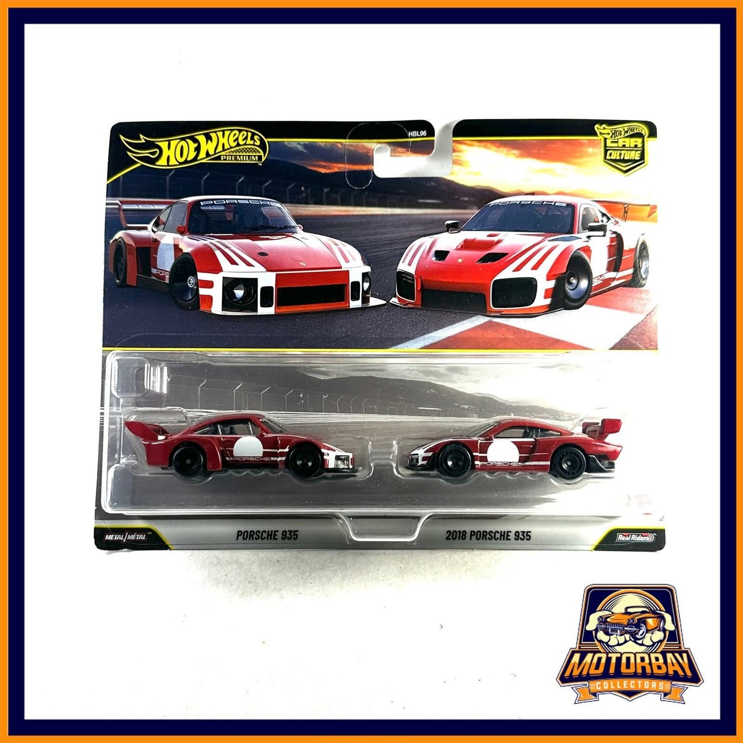 Hot Wheels 1/64 Set Porsche 935 & 2018 Porsche 935