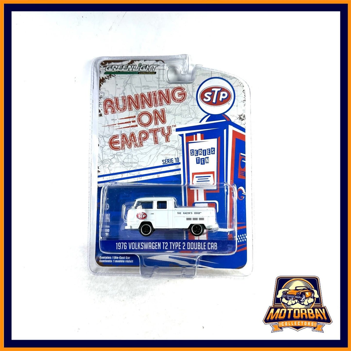 Greenlight 1/64 1976 Volkswagen T2 Type 2 Double Cab