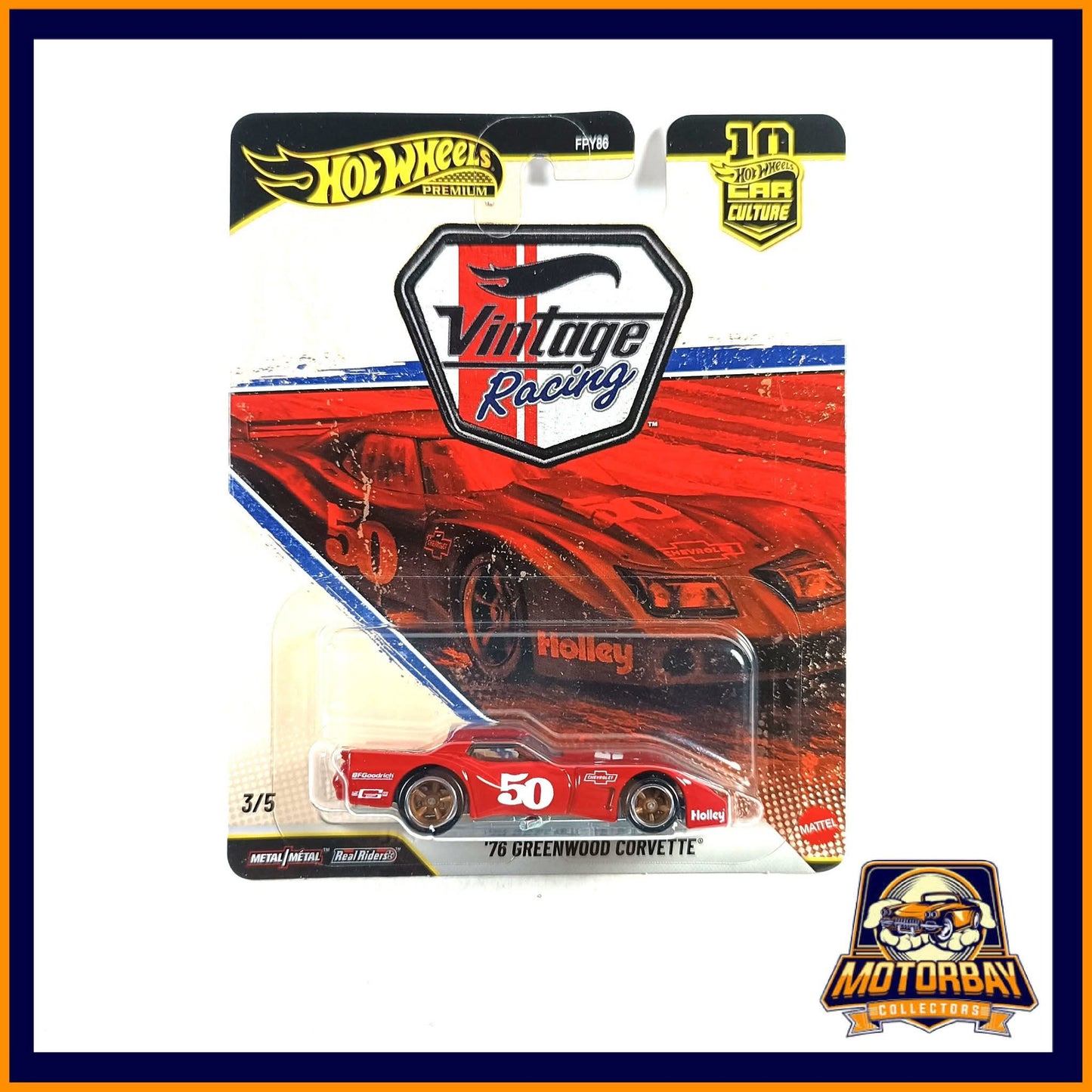 Hot Wheels 1/64 76 Greenwood Corvette