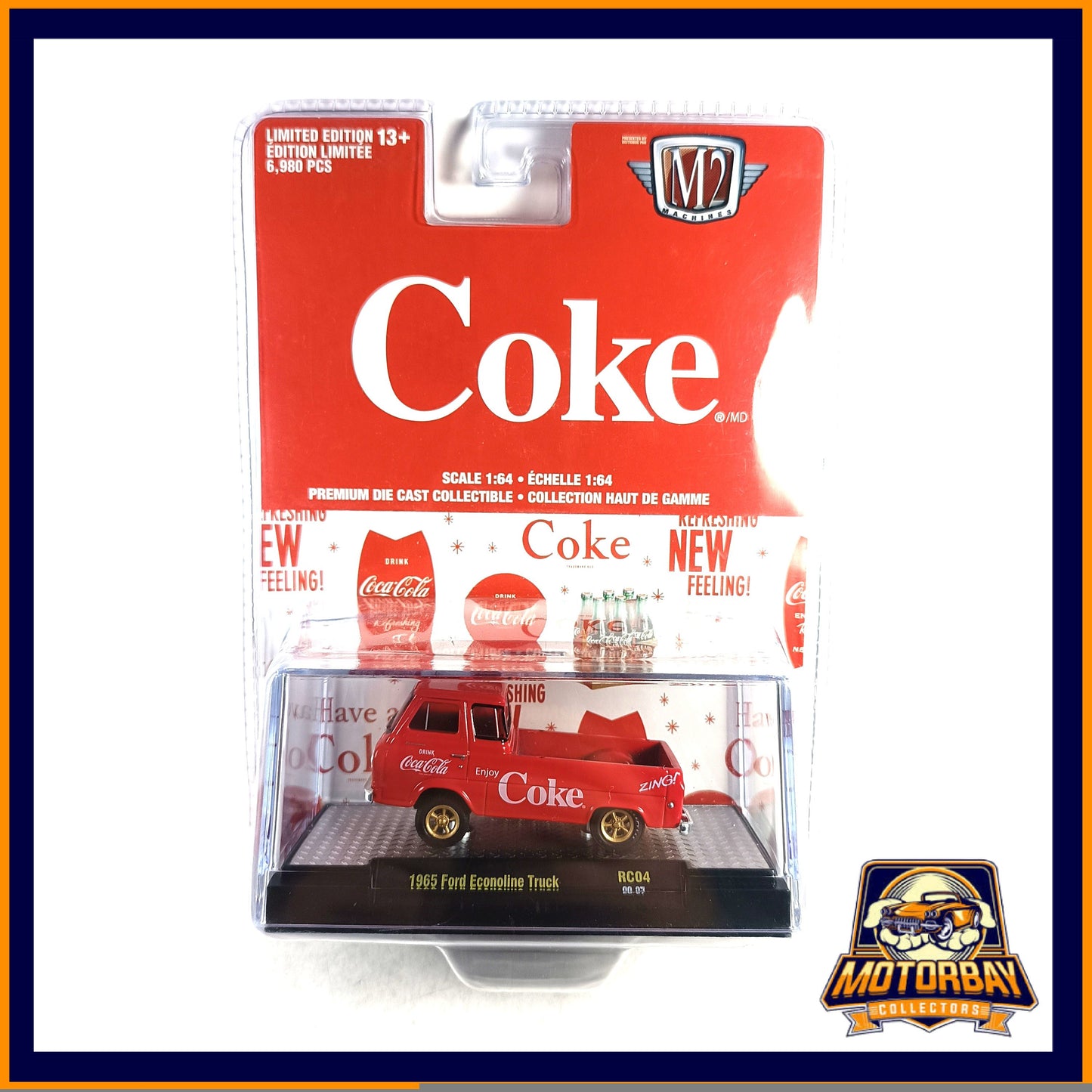 M2 1/64 Coca-Cola 1965 Ford Econoline Truck